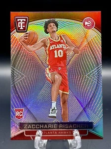 2024-25 Zaccharie Risacher Panini Totally Certified Mirror Parallel Hawks - Picture 1 of 2