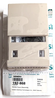 Siemens Powers 192-868 Plastic Cover for Thermostat TH19X Cover Assembly - Image 1 of 2