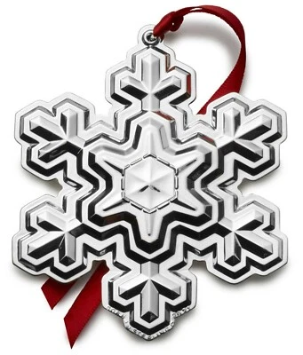 2021 GORHAM 52nd Sterling Silver Christmas Snowflake Ornament Pendant Medallion