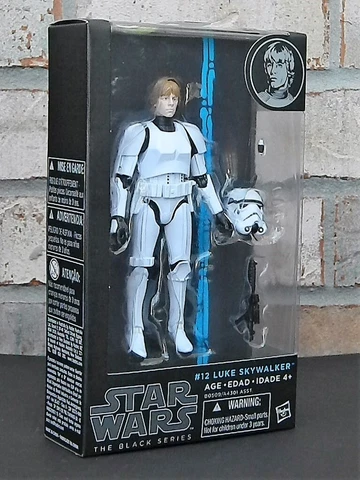 LUKE SKYWALKER STORMTROOPER DISGUISE Star Wars Black Series 6" Figure BLUE 12 Cover