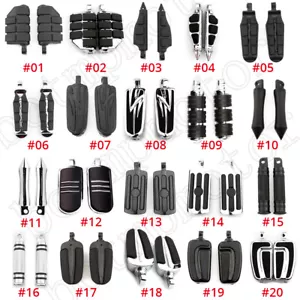 Motorcycle Male Mount Highway Foot Pegs for Harley Sportster 1200 Custom XL1200C - Picture 1 of 70