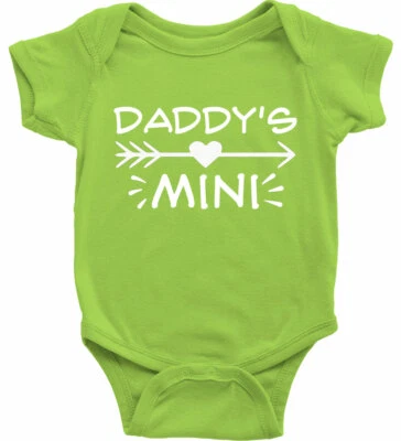 Baby Bodysuit One-Piece Babysuits gift Daddys Little Best Friends Daddys mini me - Image 1 of 2
