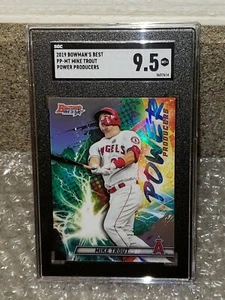 🌟🌟MIKE🌟TROUT🌟🌟2019🌟🌟🌟BOWMAN'S🌟BEST💥POWER💥🤑PRODUCERS💥SGC MINT + 9.5 - Picture 1 of 6