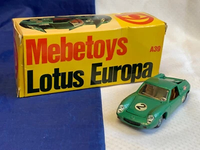 Vtg Mebetoys A39 LOTUS EUROPA Diecast Car 1:43 Scale Green Vehicle in Box - Image 1 of 4