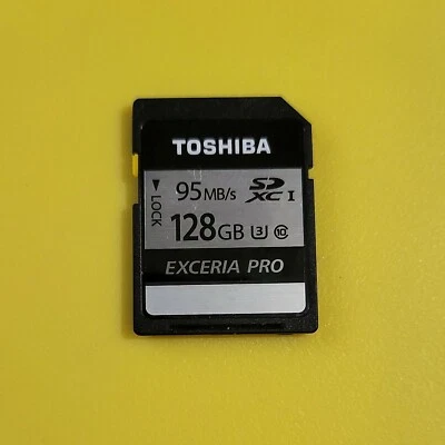 Toshiba Exceria Pro professional grade 128gb sd card - Image 1 of 2