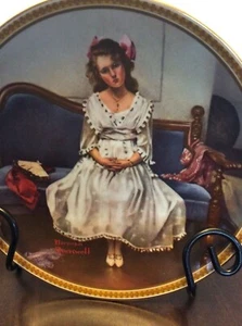 Norman Rockwell "Waiting at the Dance" collectible plate #775I - Picture 1 of 3