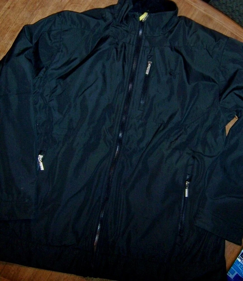 Jacket Black Kenpo Ipod Lined Zip Fall Spring Men size Large New - Image 1 of 1