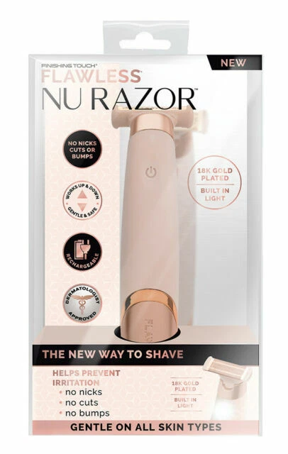 Finishing Touch Flawless Nu Razor Cordless Razor - Gold - Image 1 of 1