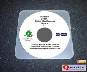 Tektronix TEK 2432A Service+Operators+Prgm Manuals CD With Complete A3 Diagrams - Picture 1 of 1