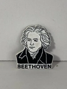 Ludwig van Beethoven 2" x 2" Kühlschrankmagnet. - Bild 1 von 2