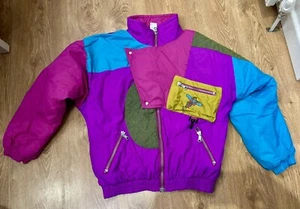 Damen Vintage Retro Rodeo Skijacke/Mantel Größe UK 10-12 - Bild 1 von 7