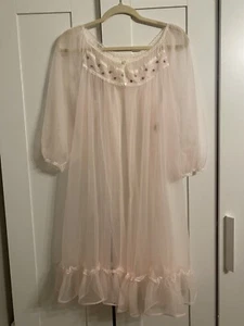 vintage movie star nightgown Chiffon Size Medium - Picture 1 of 6