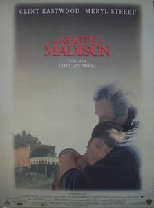 SUR LA ROUTE DE MADISON Affiche Cinéma Originale ROULEE 53x40 Movie Poster - Imagen 1 de 1