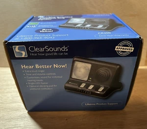 ClearSounds CR200 ClearRing Amplified Ring Signaler Deaf, HardHearing orMusician - Picture 1 of 3