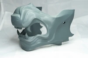 Ghost of Tsushima Wolf Mask - Japanese samurai oni cosplay mask - Picture 1 of 6