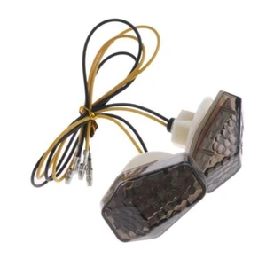Tinted LED Turn Signal Indicator Light for Suzuki GSXR SV650 Bandit DL650 12V - Picture 1 of 12