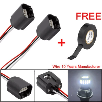 GLOFE Wire Harness 9449 Pigtail Female 9008 H13 Head Light Socket Lamp Plug A1 - Image 1 of 4