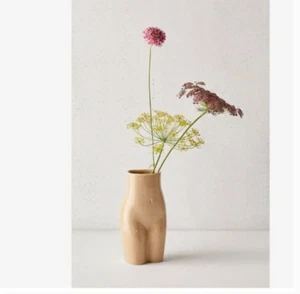 ⭐️ Weibliche Form Körper Blume Frau Frauen Feminismus Hipster Hippie Boho hübsche Vase - Bild 1 von 3