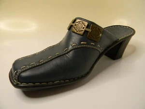 Womens Tsonga Blue Open Heel Shoes Size 6 (UK 4) Made in South Africa - Picture 1 of 12