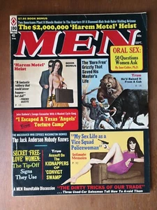 Vintage Men Magazine September 1972 Men's Action Pulp Magazine Great Condition - Bild 1 von 2