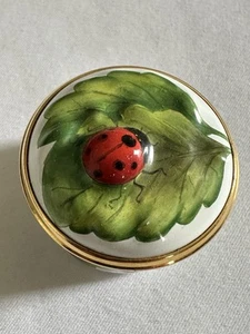 Halcyon Days Emaille Box, Marienkäfer - Bild 1 von 7