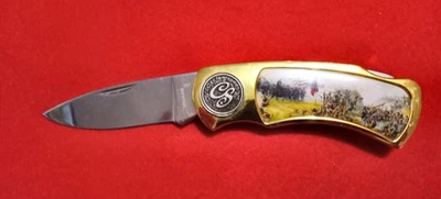 Civil War Folding Pocket Knife Stainless CS 3 Inch Blade NOS - Image 1 of 4