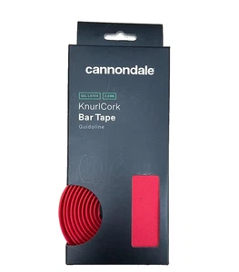 Cannondale Red Knurl Cork Bike Handlebar Tape - Picture 1 of 2