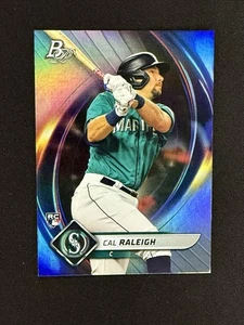 Bowman Platinum Cal Raleigh RC 2022 Rainbow #83 Seattle Mariners - Imagen 1 de 2