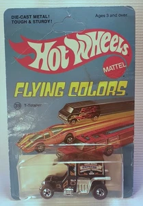 Vintage Hot Wheels Flying Colors T-Totaller black  - Picture 1 of 3