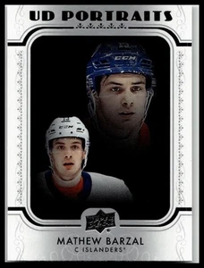 2019-20 Upper Deck #P-21 Mathew Barzal UD Portraits - Picture 1 of 2