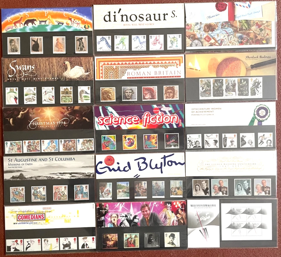 GB Presentation Packs MNH 1990 to 1999 Commemorative Packs Multiple Listing - Image 1 of 1