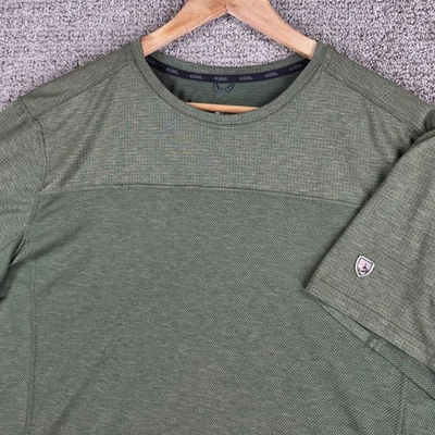 Мужская футболка KUHL Engineered Crew зеленая с коротким рукавом для активного отдыха размер XL - Изображение 1 из 4