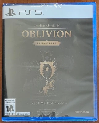 The Elder Scrolls IV: Oblivion Remastered Deluxe – PlayStation 5 (PS5 - NEW) - Image 1 of 4