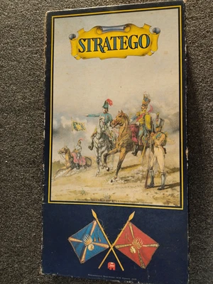 ANCIEN JEU STRATEGO COMPLET COMPLETE STRATEGO BOARD GAME SET - Image 1 of 4
