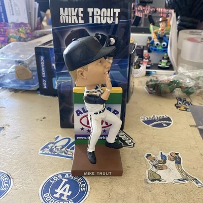 MIKE TROUT Rancho Cucamonga Quakes Bobblehead Los Angeles Angels of Anaheim RARO Foto 1 de 4