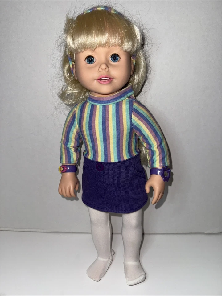 Vintage Playmates Toys 1999 Amazing Ally Interactive Doll WORKS W Outfit Dress - Image 1 of 4