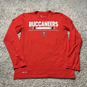 Tampa Bay Buccaneers Small Red Long Sleeve On Field NFL Football Authentic - Picture 1 of 8