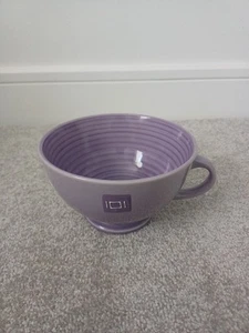 ARC France Purple Spiral Breakfast Cereal Bowl With Handle - Picture 1 of 6