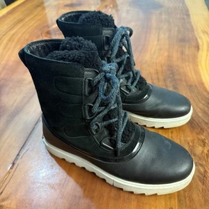 Botas de invierno Sorel Explorer Joan of arc Next lite para mujer 11 encaje de piel sintética - Imagen 1 de 7