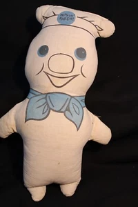 De colección - Muñeca de tela Pillsbury Doughboy 13,5" de alto - Publicidad Poppin' Fresh - Imagen 1 de 8