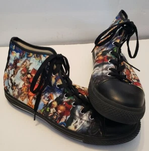 Herren Hohe Turnschuhe Kingdom Hearts 2 Print Design Größe 11 - Bild 1 von 8
