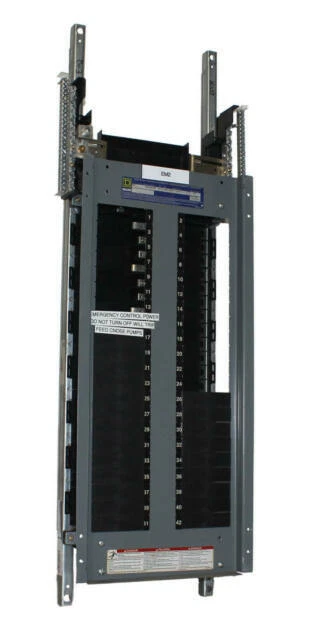 Square D NF442L2C Panelboard Interior, Main Lug, Copper, 250A, 42 Spaces