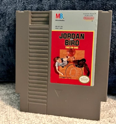Jordan vs. Bird: One-on-One (Nintendo Entertainment System, 1989) Tested/Works! - Image 1 of 4