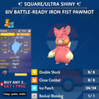 ? Shiny Pawmot ? | 6Iv | Iron Fist | Battle-Ready | Pokemon Scarlet And Violet
