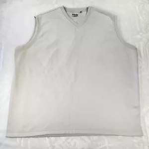 Ping Performance Golf Vest Mens 2XL White V Neck Pullover Knit Sleeveless - Picture 1 of 5