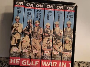 Film CNN Krieg am Golf Videoband Hülle 6 Videos Sammlung Desert Storm Krieg - Bild 1 von 3