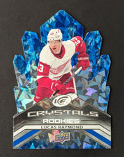 2021-22 Upper Deck Ice Hockey #IC-49 Lucas Raymond Ice Crystals RC Die-Cut Wings