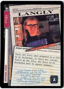 X-Files CCG Langly XF96-0254v1 - Picture 1 of 2