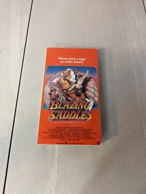 Blazing Saddles VHS Mel Brooks Cult Classic Comedy 1991 Warner Home Video - Image 1 of 4