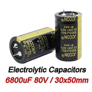 6800uF (30x50mm) 80V Amplificador Audio Filtro de Potencia Condensadores Electrolíticos 105°C - Imagen 1 de 7